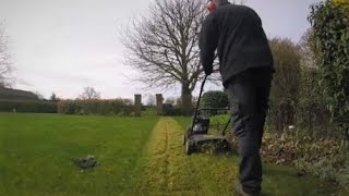 Mossy Lawn Scarifying [upl. by Erb]