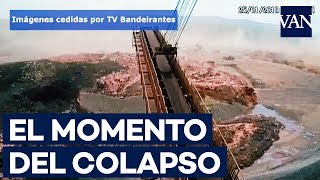 Vídeo del momento del colapso de la mina en Brumandinho [upl. by Adarbil]