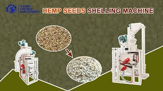 Hemp Seeds Shelling Dehuller MachineSunflower Seed Dehulling Sheller MachineOats Dehusking Machine [upl. by Aihsyla]