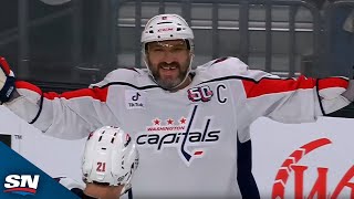 Capitals Ovechkin Records 31st Career Hat Trick vs Golden Knights [upl. by Edina754]