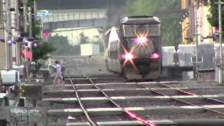 People Walk in Front of Amtrak Train [upl. by Enra]