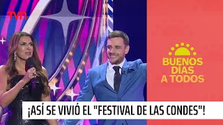 ¡Así se vivió el quotFestival de Las Condesquot en TVN  Buenos días a todos [upl. by Ajnotal]