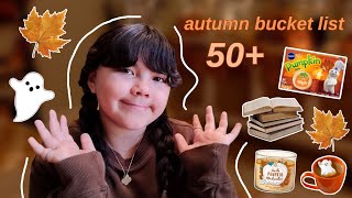 50 AUTUMN BUCKET LIST IDEAS 🍂🕯️how to get in the autumn mood [upl. by Hirasuna797]