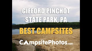 Gifford Pinchot State Park Best Campsites [upl. by Kessel305]