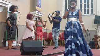 Mercy Mutsvene belts out her tunes at Gospel Divas [upl. by Annawat132]