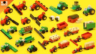 Lego Farm Mini Vehicles Compilation 1  Part 14 Tutorial [upl. by Sleinad]