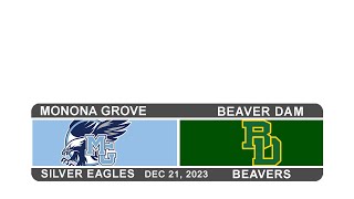 Monona Grove Girls Basketball vs Beaver Dam  Friday December 21st 2023 [upl. by Casimir]