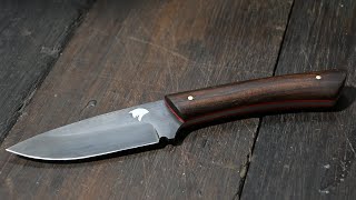 Knife making Custom made bushcraft knife knife knifemaking making [upl. by Mita]