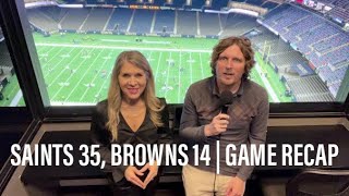 Browns get gashed by Taysom Hill in loss to Saints Game recap [upl. by Assillam]