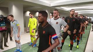 PES 2021 Gameplay  Nederland  Schotland  Vriendelijk internationaal 2024 [upl. by Atorod]