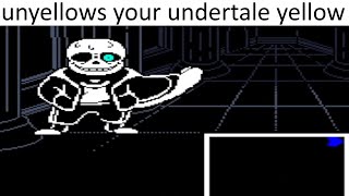 The Obligatory Undertale Yellow Sans Fight [upl. by Also]