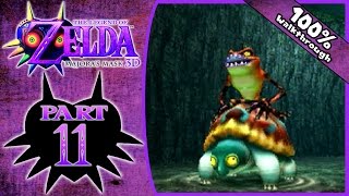 The Legend of Zelda Majoras Mask 3D  Part 11  Woodfall Temple Exploration 100 Walkthrough [upl. by Kenzie]