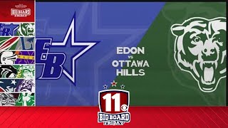 Big Board Friday Week 10 Edon vs Ottawa Hills [upl. by Ednil]