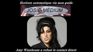 Amy Winehouse🔮Josiemedium ✍Ecriture Automatique [upl. by Bertolde918]