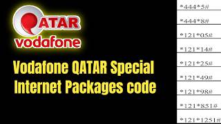 Vodafone QATAR internet Packages amp 3G4G internet offer [upl. by Ludwog153]