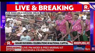 Dussehra 2024 LIVE Celebration LIVE From Ram Leela Ground Delhi  Republic TV [upl. by Vacla612]