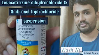 Levocetirizine dihydrochloride amp Ambroxol hydrochloride syrup  LecetAM 60ml [upl. by Garate129]