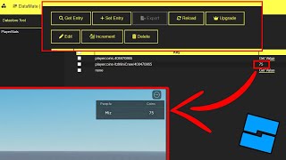 How to view amp edit datastores ROBLOX [upl. by Eiralam]