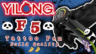 Yilong F5 Tattoo Machine ● 35mm Stroke ● Essential Shader ● Wireless ● Beautiful Craftsmanship [upl. by Mrots624]