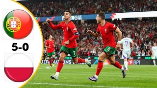 Portugal vs Poland full match highlights 16112024 [upl. by Netsruk]