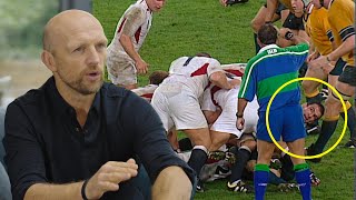 Jonny Wilkinsons perfect drop goal  Dawson amp Johnson explain how England won Rugby World Cup 2003 [upl. by Eiram]