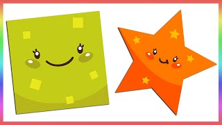 Shapes Learn the Names of Shapes in English for Children [upl. by Nicolina368]