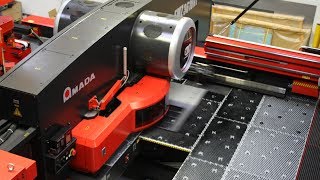 Fully Automated Sheet Metal Punching [upl. by Cloris]