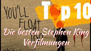 Top 10  Die besten Stephen King Verfilmungen [upl. by Winnie]