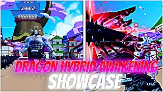 HOW TO AWAKEN DRAGON HYBRID AWAKENING amp SHOWCASE One Fruit Simulator [upl. by Ormond]