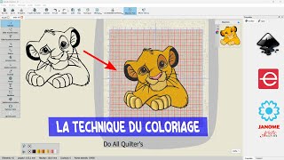 La Technique du Coloriage Vectorisation de Simba [upl. by Yenwat]