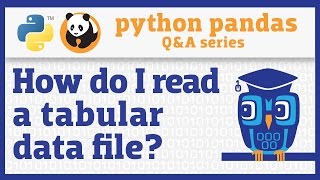 How do I read a tabular data file into pandas [upl. by Yirinec]