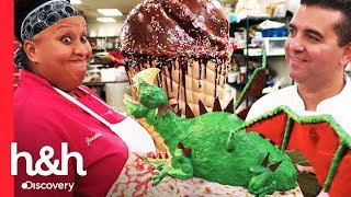 Los pasteles más grandes de la temporada  Cake Boss  Discovery HampH [upl. by Bunde218]