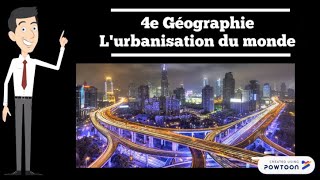 4e Géographie  Espaces et paysages de lurbanisation ET Des villes inégalement connectées [upl. by Carina]