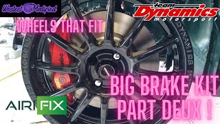 Mini Cooper S R56 Big Brake Kit Part 2 wheels that fit Just [upl. by Anahc]