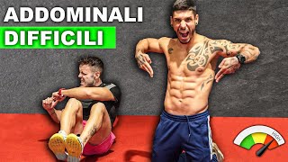 ADDOMINALI SQUARTATI IN 8 MINUTI  livello difficile [upl. by Yelrebmyk]