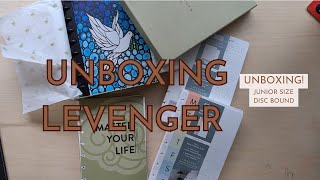 Unboxing Levenger Circa Junior size inserts and NEW notebook levenger discbound [upl. by Ayotna]