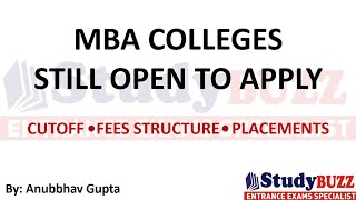 Looking to join MBA college this year Here are the colleges you can still apply [upl. by Neysa]