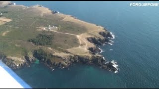 ILE DE GROIXquottour aérien de l îlequot Groix island air tour [upl. by Atekihs]