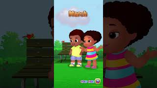 Months of the Year  LearningSongs Shorts ChuChuTV NurseryRhymes kidssongs monthsoftheyear [upl. by Truc]