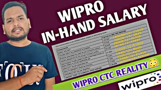 Wipro InHand Salary For Freshers 2024  Wipro Yearly Bonus  Wipro Monthly Salary After Deduction [upl. by Lasley120]