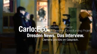 Dresden News Interview mit dem CrowdfundingProjekt CarloEco [upl. by Earley]