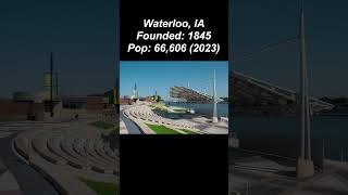 Random US Towns Part 10 Waterloo IA shorts Iowa exploring [upl. by Wons899]