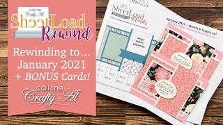 SheetLoad Rewind to January 2021 amp 2 BONUS Cards SLCTJan2023 suysjan2023 [upl. by Laura155]