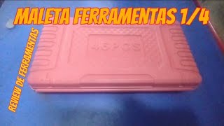 Kit ferramentas 46 peças Review de ferramentas 8 [upl. by Klenk]