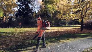 How to use a leaf blower [upl. by Verity]