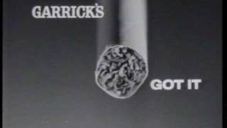 Garricks Cigarettes 1961 TV Commercial [upl. by Udell]