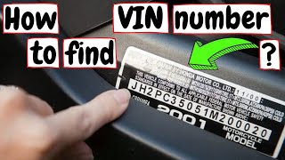 How to Find VIN number on car🚖Vehicle Identification Number Decoder Location Chassis Frame [upl. by Nima]