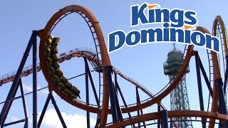 Kings Dominion May 2017 Park Footage Doswell Virginia [upl. by Mieka826]