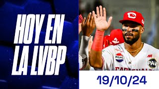 Hoy en la LVBP  19 de octubre 2024 [upl. by Janicki773]