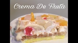 Crema De Fruta Graham Cake  CookingWithDarla [upl. by Goulden]